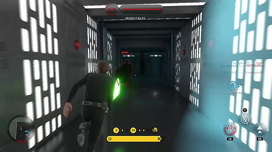 Battlefront Luke vs Vader in back room
